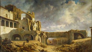 Ruinen des Palastes von Ramon Martí i Alsina