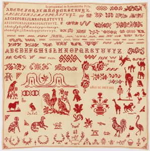 Stickmustertuch von Ramoncita Pita