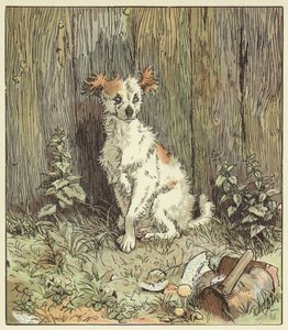 Eine Elegie über den Tod eines verrückten Hundes von Randolph Caldecott