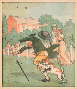 Der gute Mann von Islington, vom Hund gebissen, um 1879