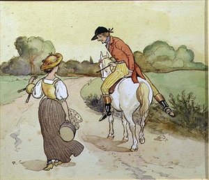 "Soll ich mit dir gehen, mein hübsches Mädchen?", Illustration aus 