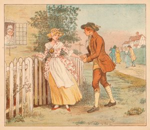 ...Einige verweilten auf dem Weg, ca. 1885, 1934