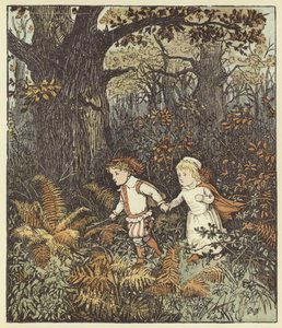 Die Kinder im Wald von Randolph Caldecott