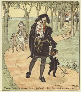 Die Kinder im Wald von Randolph Caldecott