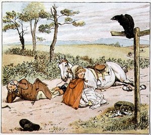 Der Bauer auf dem Boden, aus 