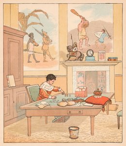 Der König war in seinem Zählhaus und zählte sein Geld, 1880 von Randolph Caldecott
