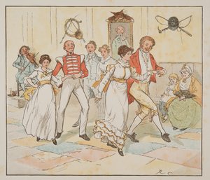 Der Soldat und seine Braut, aus The Hey Diddle Diddle Picture Book, veröffentlicht 1882