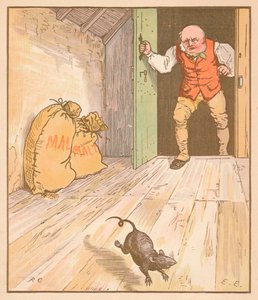 Die Ratte fraß das Malz von Randolph Caldecott