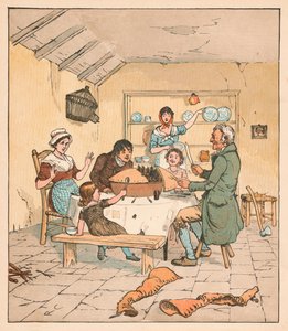 Als der Kuchen geöffnet wurde, begannen die Vögel zu singen, 1880