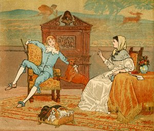 ...Du musst eine Frau mit Vermögen suchen!, ca. 1880, 1888 von Randolph Caldecott