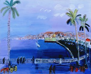 Baie des Anges, Nizza, ca. 1926 von Raoul Dufy