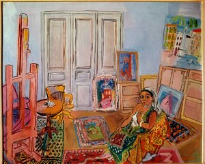 Hindu-Modell im Atelier, 20. Jahrhundert von Raoul Dufy