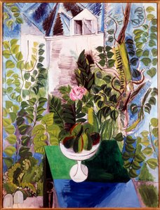 Haus und Garten (rosa innen). Gemälde von Raoul Dufy (1877-1953)
