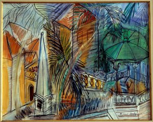 Öffentlicher Garten in Hyères von Raoul Dufy