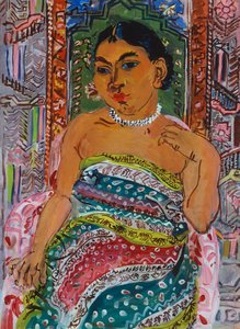 Die Inderin (Porträt von Anmavati Pontry), um 1930