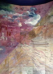 La Fée Électricité, Detail (linke Seite) von Raoul Dufy