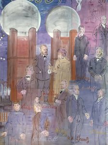 Die Fee Elektrizität (Detail) von Raoul Dufy