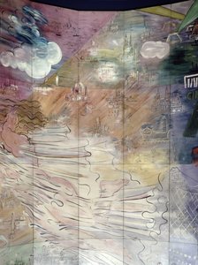 Die Fee Elektrizität (Detail) von Raoul Dufy