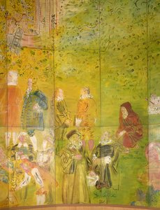 La Fée Électricité, Detail der rechten Seite von Raoul Dufy
