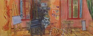 La Frileuse, Studio in Perpignan von Raoul Dufy