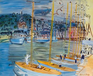 Das Becken von Deauville von Raoul Dufy