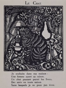 Die Katze - in „Le Bestiaire ou cortège d