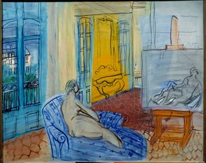 Modell im Atelier, 20. Jahrhundert von Raoul Dufy