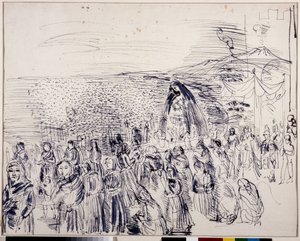 Prozession in Neapel von Raoul Dufy