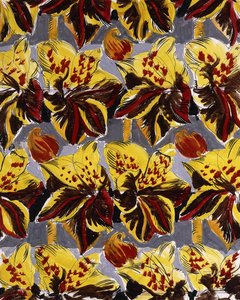 Rote und gelbe Blumen von Raoul Dufy