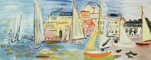 Regatta in Deauville, um 1930