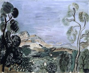 Die Bucht von Saint-Jeannet, um 1922-23 von Raoul Dufy