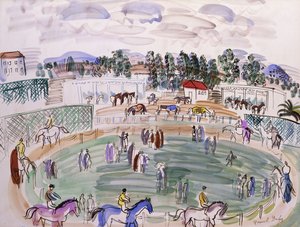 Die Koppel, Cagnes sur Mer von Raoul Dufy