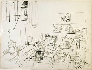 Das Atelier des Malers von Raoul Dufy