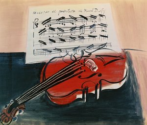 Die rote Violine von Raoul Dufy