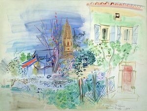 Blick auf Perpignan von Raoul Dufy