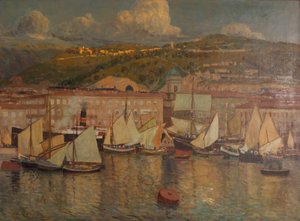 Sommerabend (Hafen von Fiume)