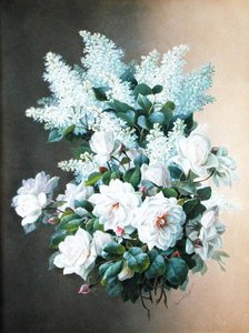 Flieder und Rosen, ca. 1900