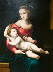Jungfrau mit Kind, nach Raffael von Raphael (1483 1520) (after)