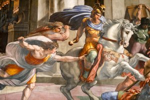 Vertreibung des Heliodor aus dem Tempel von Raphael