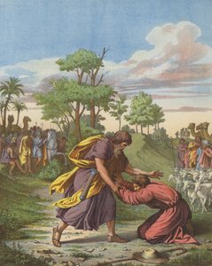 Versöhnung von Jakob und Esau von after Raphael