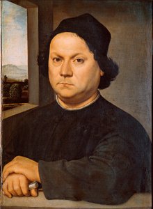 Porträt des Malers Pietro Perugino von Raphael