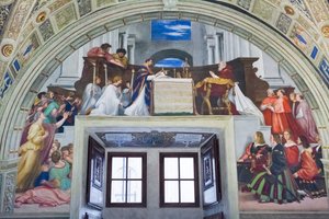 Die Messe von Bolsena, Raum des Heliodorus von Raphael (1483 1520)