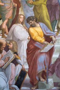 Die Schule von Athen (Detail von Parmenides)