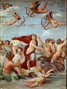 Der Triumph der Galatea Fresko von Raffael (Raffaello Sanzio 1483-1520). 1511 von Raphael