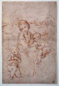 Die Jungfrau von Prinz Esterhazy (Studie) von Raphael