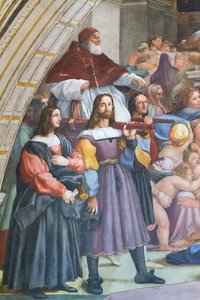 Die Vertreibung des Heliodor aus dem Tempel, Raum des Heliodor (Detail)