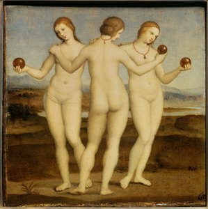 Die drei Grazien (1504-1505) von Raphael