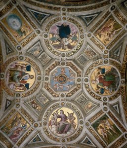 Decke in der Stanza della Segnatura, ca. 1510-1511