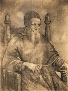 Studie für das Porträt von Papst Julius II, 1500-12