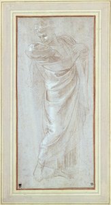 Studie eines Mannes für den Wandteppichkarton von St. Paul in Lystra von Raphael